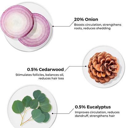 Onion Hair Oil for Hair Fall Reduction