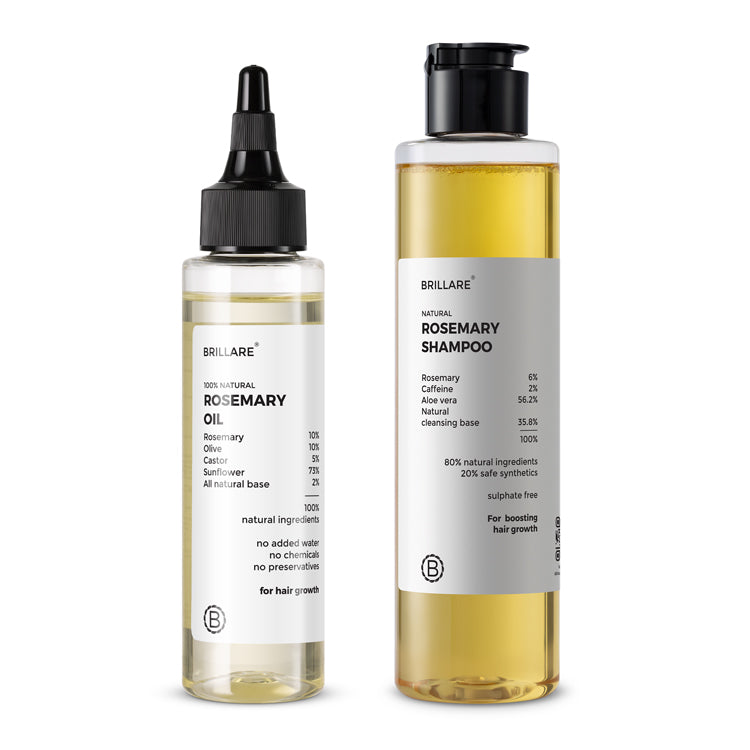 Rosemary Hair Oil with Shampoo for Hair Growth