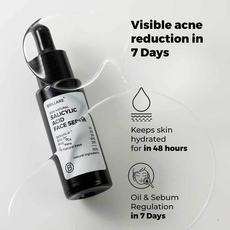 2% Salicylic Acid Face Serum for  Acne-Prone Skin