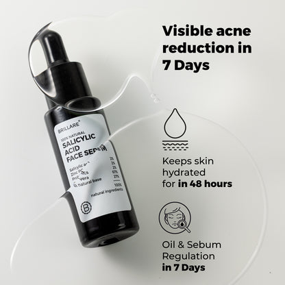 2% Salicylic Acid Face Serum for  Acne-Prone Skin