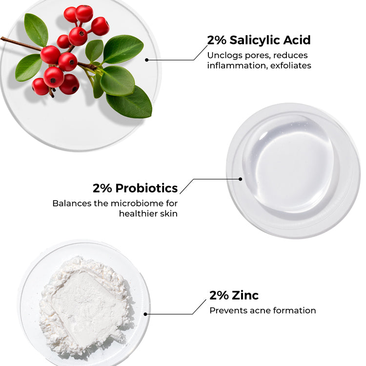 2% Salicylic Acid Face Serum for  Acne-Prone Skin