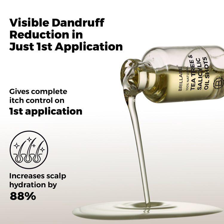 Tea Tree &amp; Salicylic Oil Shots For Dandruff Control