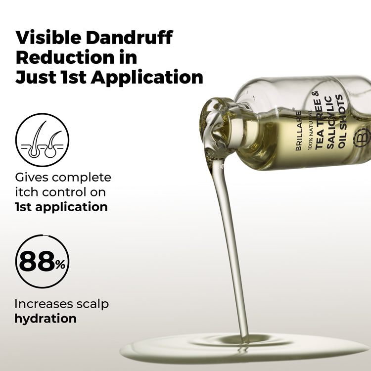 Tea Tree &amp; Salicylic Oil Shots For Dandruff Control