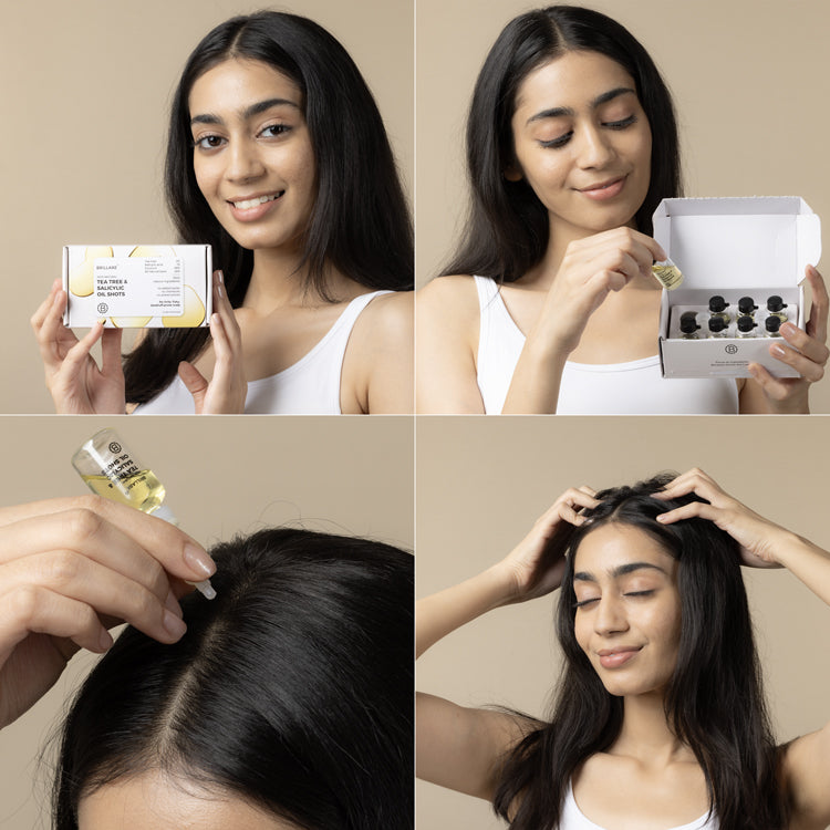 Tea Tree &amp; Salicylic Oil Shots For Dandruff Control