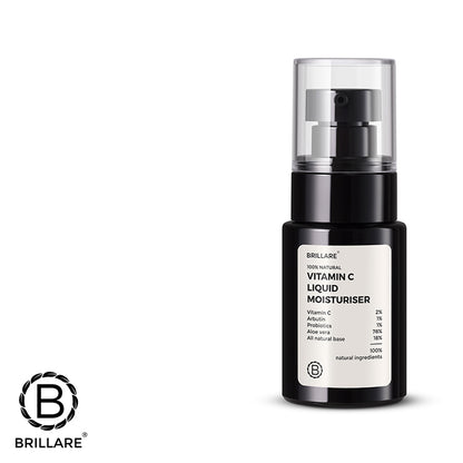 Vitamin C Liquid Moisturiser with Brillare Logo