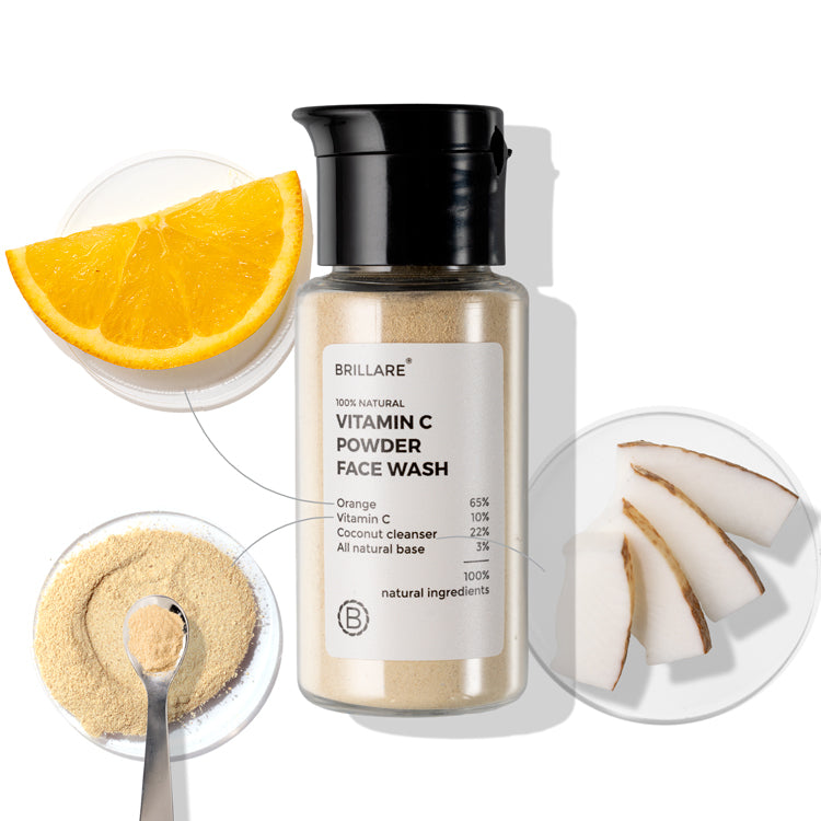 Vitamin C Powder Face Wash For Bright, Glowing Skin