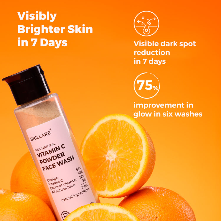 Vitamin C Powder Face Wash For Bright, Glowing Skin, 30g