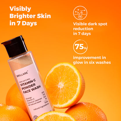 Vitamin C Powder Face Wash For Bright, Glowing Skin, 30g