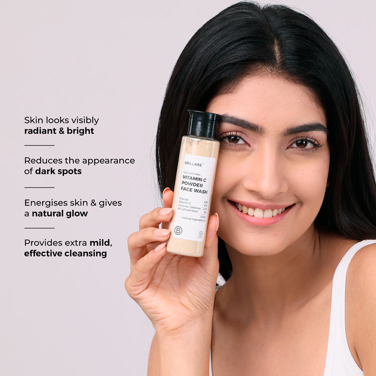 Vitamin C Powder Face Wash For Bright, Glowing Skin, 30g