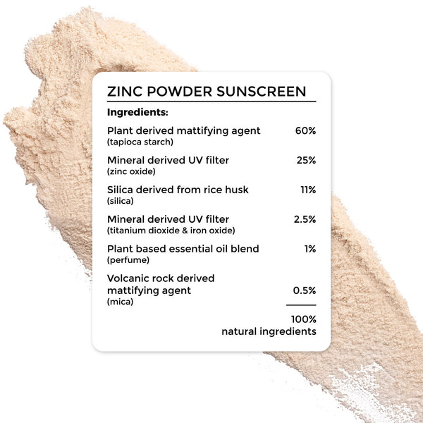 Zinc Powder Sunscreen SPF50