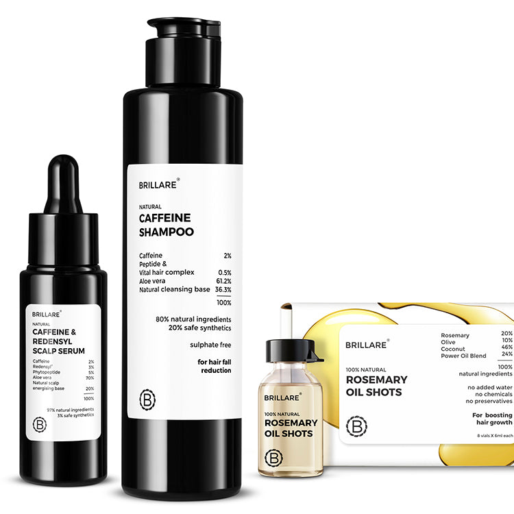 Complete Hair Growth Kit with Oil Shots, Shampoo &amp; Scalp Serum