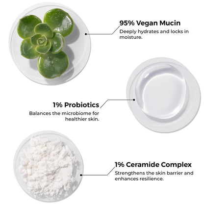 Mini Ceramide &amp; Probiotics Probiotics Vegan Mucin Serum (10 ml)