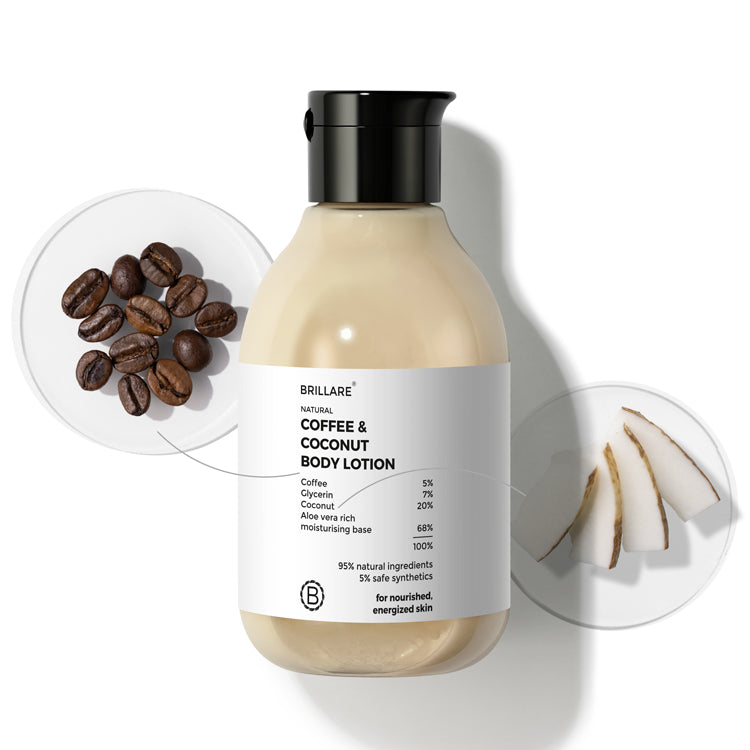 Coffee & Coconut Body Lotion for Energized & Moisturised Skin