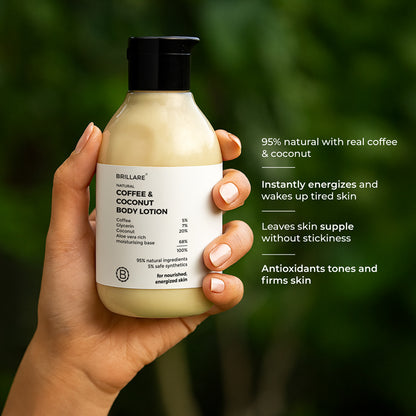 Coffee &amp; Coconut Body Lotion for Energized &amp; Moisturised Skin