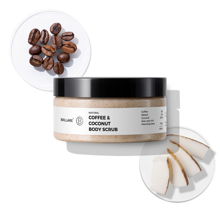 Coffee &amp; Coconut Body Scrub for Energized &amp; Moisturised Skin (100 gm)