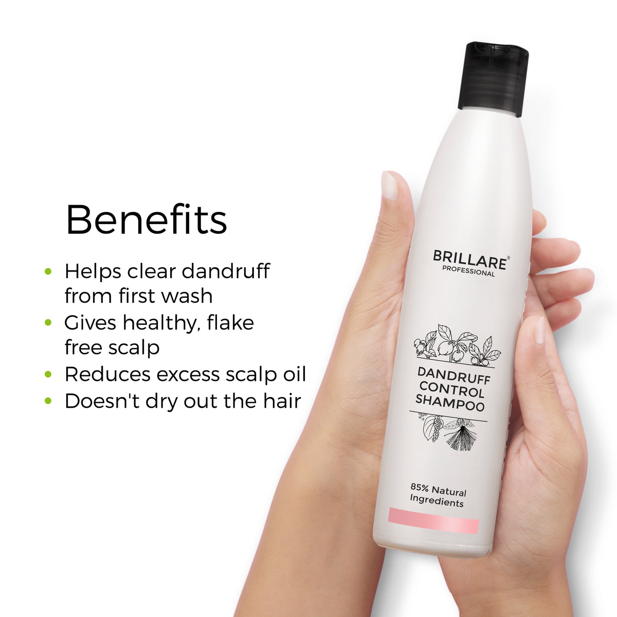 Dandruff Control Shampoo For Itchy, Flaky Scalp – Brillare