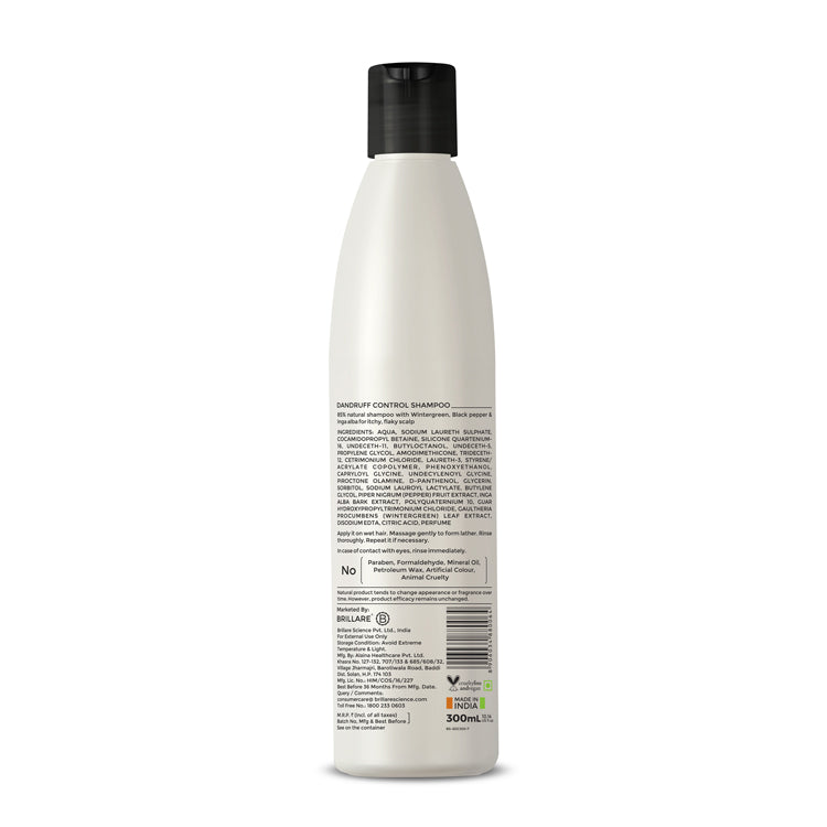 Dandruff Control Shampoo For Itchy, Flaky Scalp