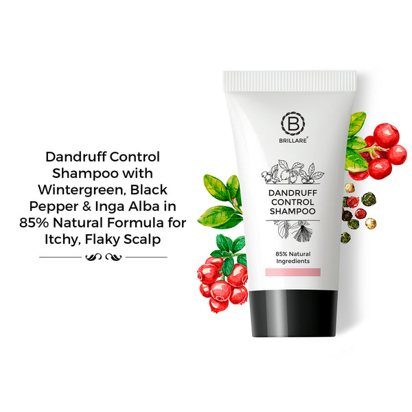 Mini Dandruff Control Shampoo For Itchy, Flaky Scalp Combo 30 ml