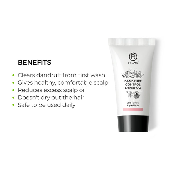 Mini Dandruff Control Shampoo For Itchy, Flaky Scalp Combo 30 ml