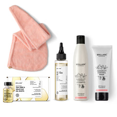 Complete Dandruff Control Kit for Itchy Flaky Scalp