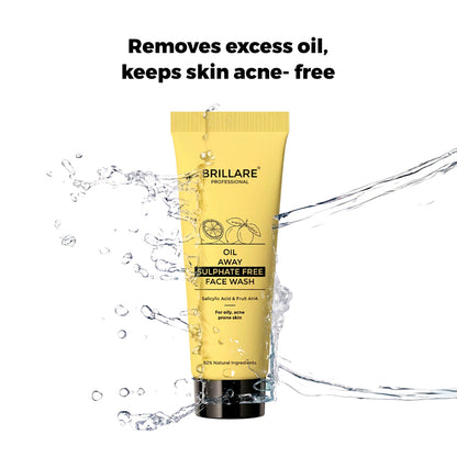 Mini Oil Away Face Wash For Oily, Acne Prone Skin (20ml)