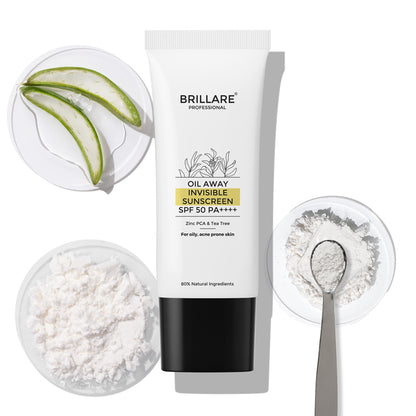 Oil Away Invisible Sunscreen with SPF50