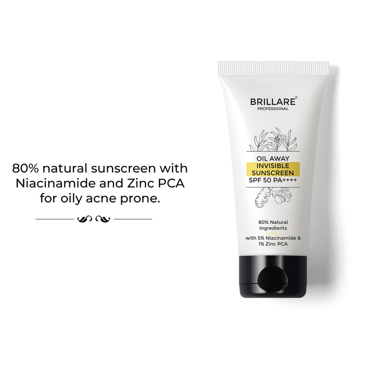 Oil Away Invisible Sunscreen with SPF50