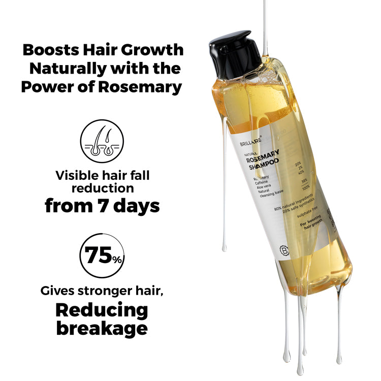 Rosemary Shampoo for Visible Hair Growth