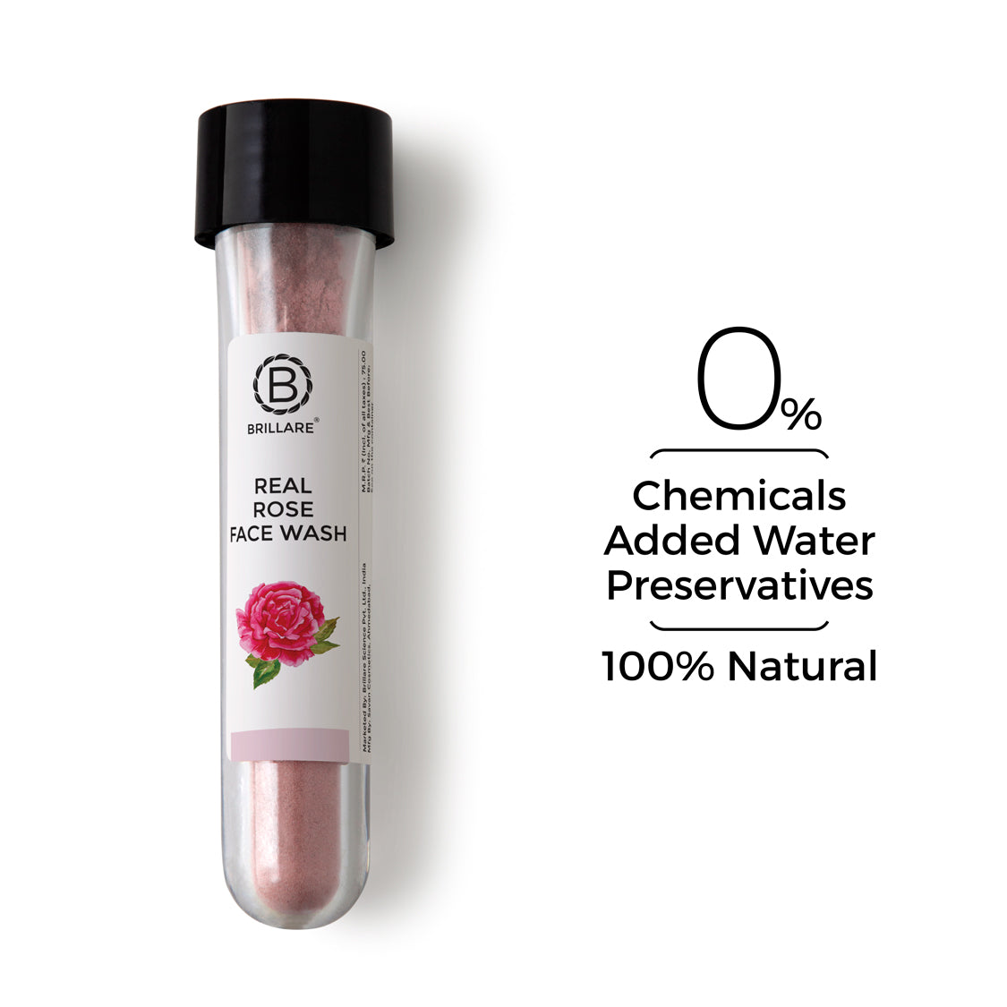 Mini Real Rose Face Wash For Hydrated, Younger Looking Skin Combo 3g