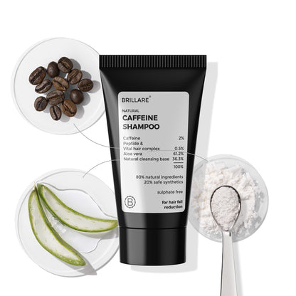 Mini Caffeine Shampoo For Reducing Hair Loss And Breakage (12ml)