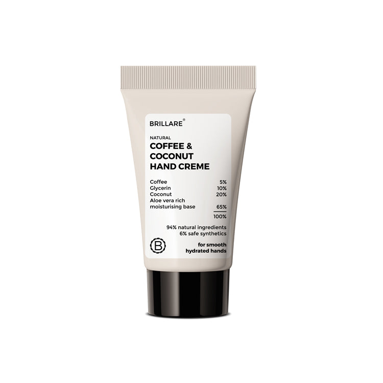 Mini Coffee &amp; Coconut Hand Creme for Energized &amp; Moisturised Skin (15 gm)