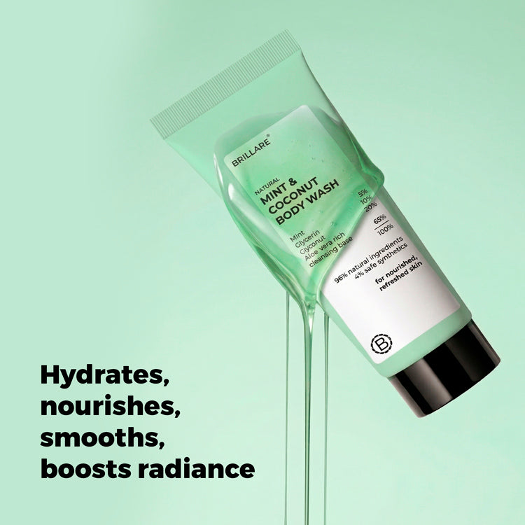 Mini Mint &amp; Coconut Body Wash (20ml)