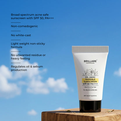 Mini Oil Away Invisible Sunscreen with SPF50 (10gm)