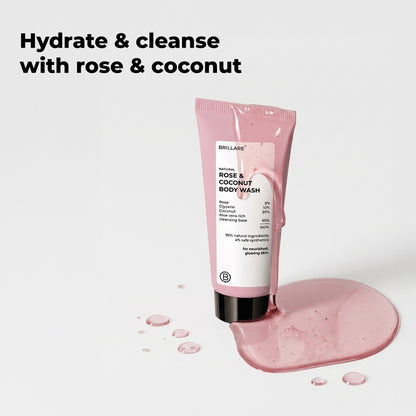 Mini Rose &amp; Coconut Body Wash (20ml)