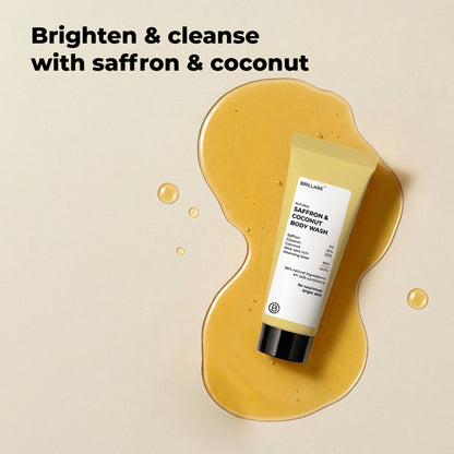 Mini Saffron &amp; Coconut Body Wash (20ml)