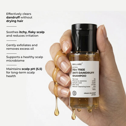 Mini Tea Tree Anti Dandruff Shampoo (15 ml)