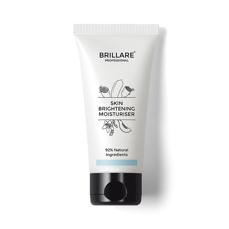 Front view of Brillare Professional Skin Brightening Moisturiser against while background.