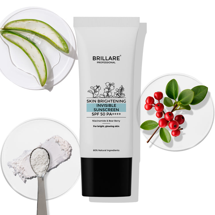 Skin Brightening Invisible Sunscreen with SPF50