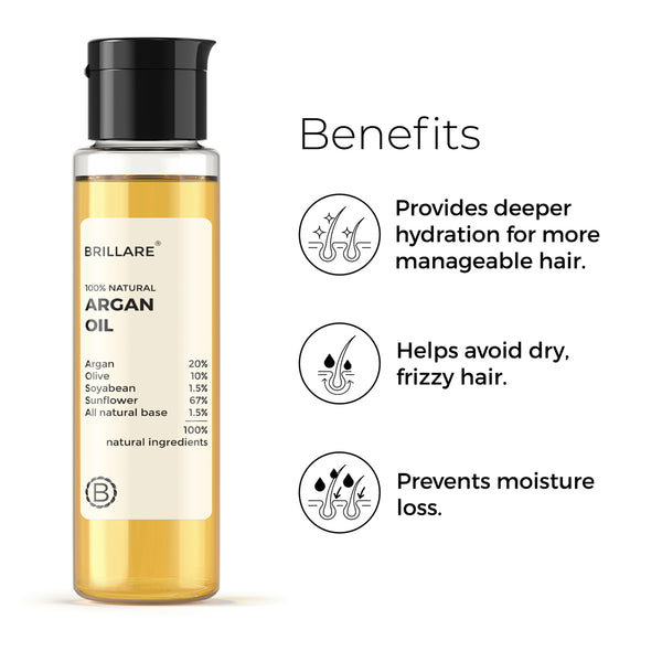 Argan Hair Oil for Dry, Frizzy Hair