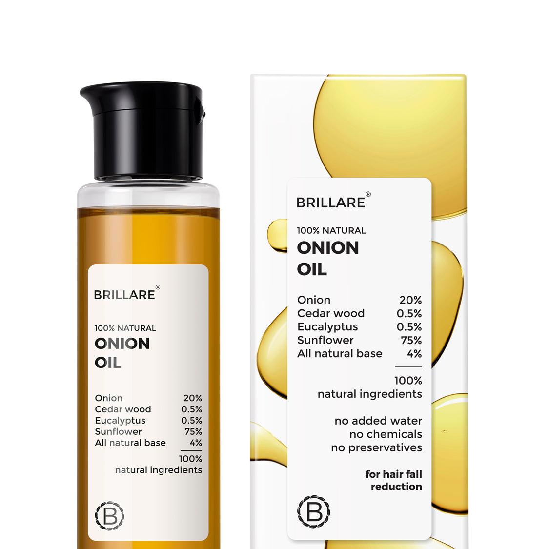 Onion Hair Oil for Hair Fall Reduction