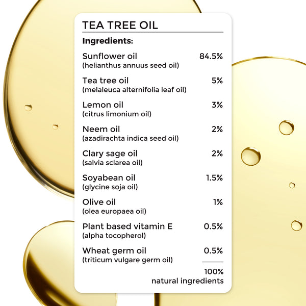 Tea Tree Hair Oil for Dandruff Control