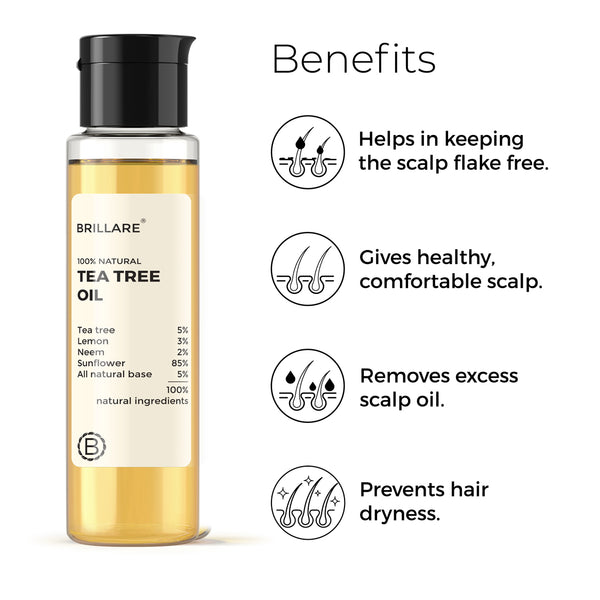 Tea Tree Hair Oil for Dandruff Control