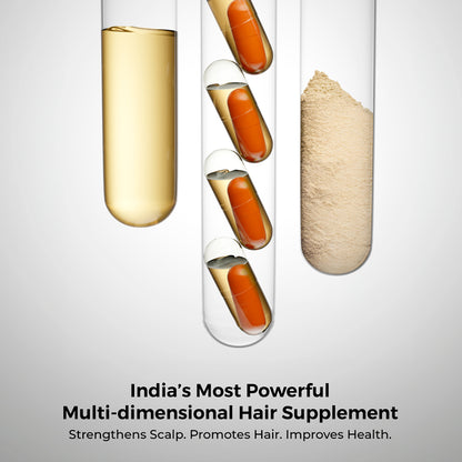 Root Deep Complete Scalp Food For Hair Fall Reduction, Hair Strengthening &amp; Essential Nutrition (30 Day Supply)