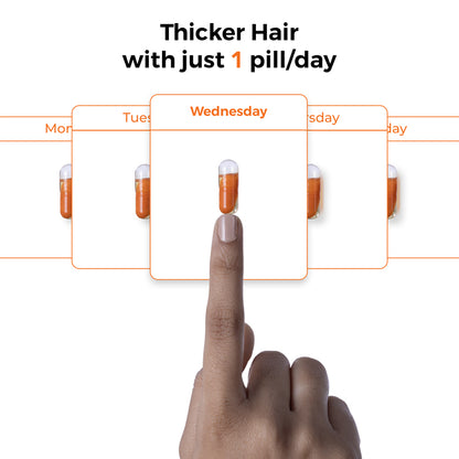 Root Deep Complete Scalp Food For Hair Fall Reduction, Hair Strengthening &amp; Essential Nutrition (30 Day Supply)