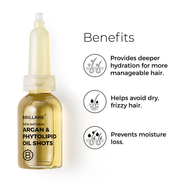 Argan & Phytolipid Oil Shots For Dry, Frizzy Hair