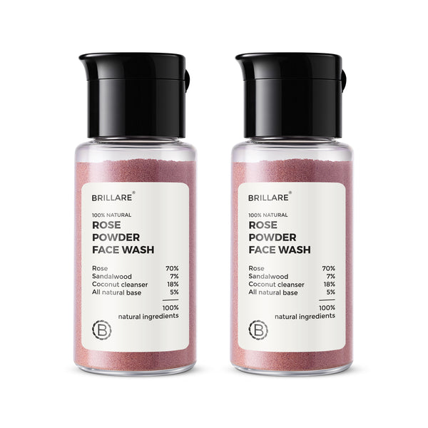 Rose Powder Face Wash Combo For youthful Skin