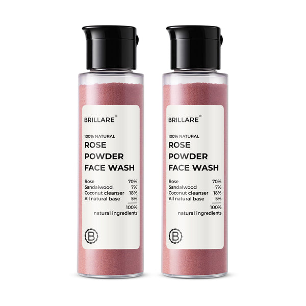 Rose Powder Face Wash Combo For youthful Skin 30g