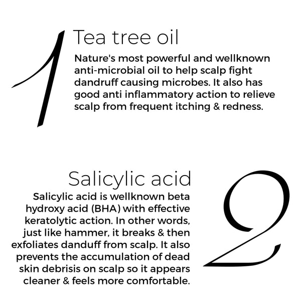 Tea Tree & Salicylic Oil Shots For Dandruff Control