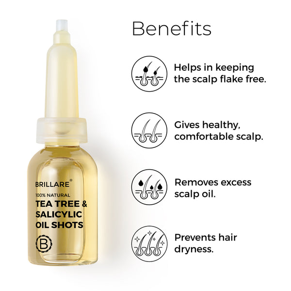 Tea Tree & Salicylic Oil Shots For Dandruff Control