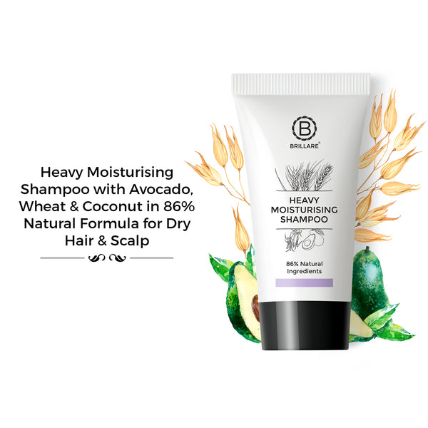 Mini Heavy Moisturising Shampoo For Dry, Frizzy Hair Combo 30 ml